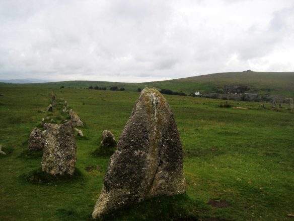 Dartmoor stone row